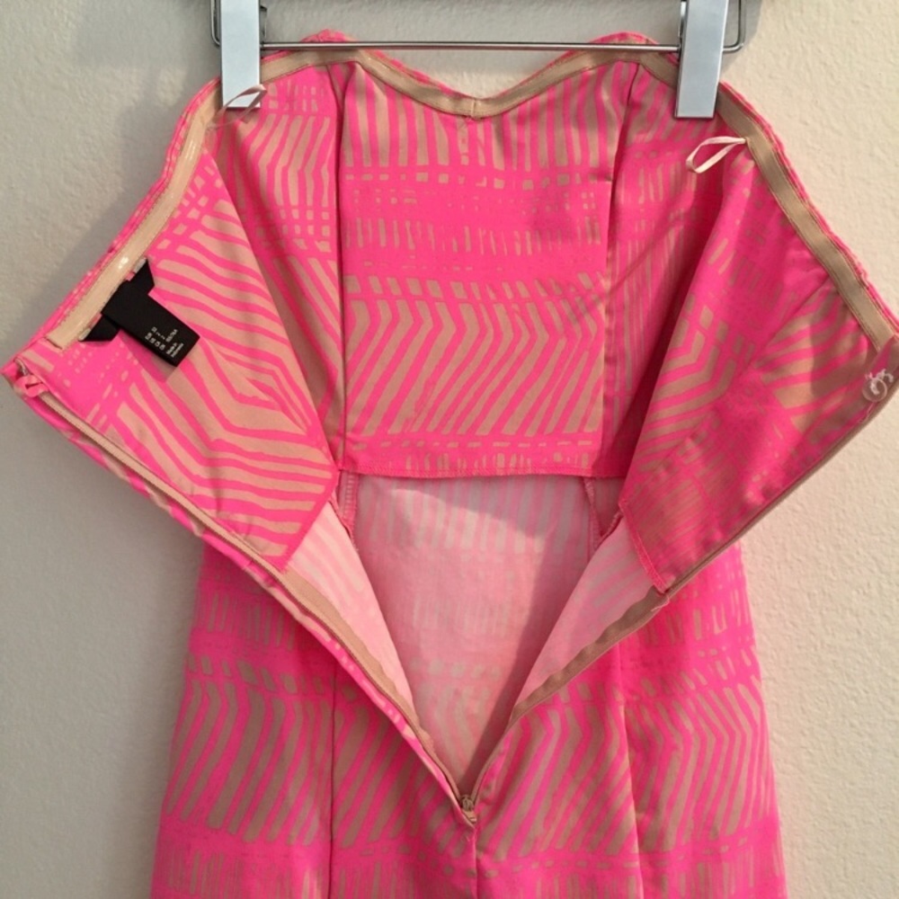 H&M STRAPLESS COCKTAIL DRESS 💕🌸 - Picture 5 of 6